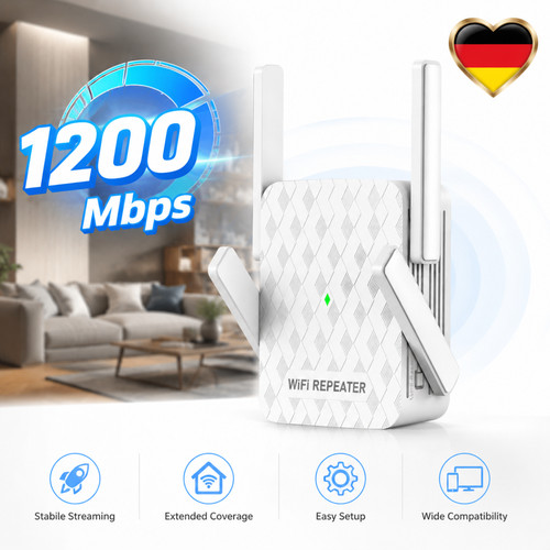 1200mbit wlan repeater - 1200mbit/s,