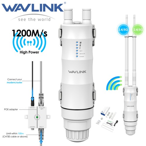 Ac1200 outdoor wlan repeater - wlan,